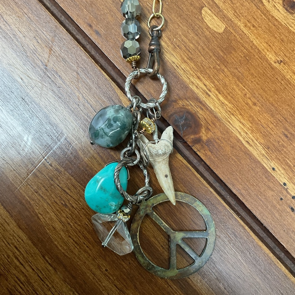 ARTISAN UNIQUE LONG CHARM NECKLACE
